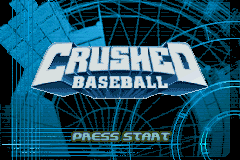 Crushed Baseball Title Screen